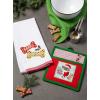 image:imageDII Christmas Pets Collection Decorative Kitchen Towels for Dog and Cat Lovers Dishtowel Set 18x28 Be Meowy 2 CountHere Comes Santa Paws
