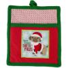 image:imageDII Christmas Pets Collection Decorative Kitchen Towels for Dog and Cat Lovers Dishtowel Set 18x28 Be Meowy 2 CountHere Comes Santa Paws