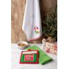 image:imageDII Christmas Pets Collection Decorative Kitchen Towels for Dog and Cat Lovers Dishtowel Set 18x28 Be Meowy 2 CountSanta Claws
