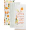 image:imageDII Cotton Kitchen Towel Set Lightweight amp FastDrying Dish Towels 18x28 Mimosas 3 PieceMimosas