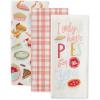 image:imageDII Cotton Kitchen Towel Set Lightweight amp FastDrying Dish Towels 18x28 Mimosas 3 PiecePies for You