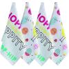 image:imageDII Easter Basics Collection Dishtowel Set 18x28 Animal Quotes 3 PieceHippity Hoppity Print