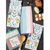image:imageDII Easter Folk Collection Springtime Kitchen Dishtowel Set Easter Garden 4 PieceEaster Garden