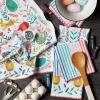 image:imageDII Easter Folk Collection Springtime Kitchen Dishtowel Set Easter Garden 4 PieceEaster Garden