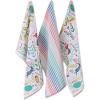 image:imageDII Easter Folk Collection Springtime Kitchen Dishtowel Set Easter Garden 4 PieceEaster Garden