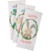 image:imageDII Easter Folk Collection Springtime Kitchen Dishtowel Set Easter Garden 4 PieceEaster Portrait