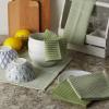 image:imageDII Everyday Kitchen Collection Assorted Dishcloth Set 12x12 Antique Green 5 CountAntique Green