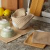 image:imageDII Everyday Kitchen Collection Assorted Dishcloth Set 12x12 Antique Green 5 CountHoney Gold