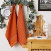 image:imageDII Fall Harvest Dishtowel Set Burnt Orange 18x28 3 PieceBurnt Orange