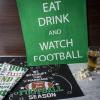 image:imageDII Football Decorations for Home amp Kitchen Game Day Party Dcor Dishtowel Set 18x28 Eat Drink Watch 3 PieceEat Drink Watch