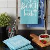 image:imageDII Fouta Beach House Vibes Collection Kitchen Linens Dishtowel Set Beach Comber 3 PieceHappy Place