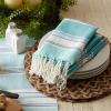 image:imageDII Fouta Beach House Vibes Collection Kitchen Linens Dishtowel Set Beach Comber 3 PieceTidal Stripe Fouta