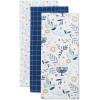 image:imageDII Hanukkah Kitchen Collection Festival of Lights Celebration Decor Dish Towel Set 18x28 Embroidered Dreidel 3 PieceAssorted Hanukkah Blessings