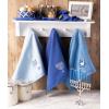 image:imageDII Hanukkah Kitchen Collection Festival of Lights Celebration Decor Dish Towel Set 18x28 Embroidered Dreidel 3 PieceEmbroidered Dreidel