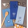 image:imageDII Hanukkah Kitchen Collection Festival of Lights Celebration Decor Dish Towel Set 18x28 Embroidered Dreidel 3 PieceEmbroidered Dreidel