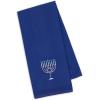 image:imageDII Hanukkah Kitchen Collection Festival of Lights Celebration Decor Dish Towel Set 18x28 Embroidered Dreidel 3 PieceEmbroidered Dreidel