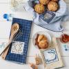 image:imageDII Hanukkah Kitchen Collection Festival of Lights Celebration Decor Dish Towel Set 18x28 Embroidered Dreidel 3 PieceHanukkah Blessings