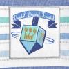 image:imageDII Hanukkah Kitchen Collection Festival of Lights Celebration Decor Dish Towel Set 18x28 Embroidered Dreidel 3 PieceMenorah