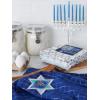 image:imageDII Hanukkah Kitchen Collection Festival of Lights Celebration Decor Dish Towel Set 18x28 Embroidered Dreidel 3 PieceMenorah