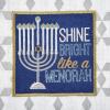 image:imageDII Hanukkah Kitchen Collection Festival of Lights Celebration Decor Dish Towel Set 18x28 Embroidered Dreidel 3 PieceMenorah