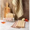 image:imageDII Heavy Duty Kitchen Towels Collection Long Lasting Quality Cotton Dish Towel 18x28 Dish Cloth 13x13 Holiday Red Checks 6 PieceHarvest Stripes