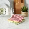 image:imageDII Heavy Duty Kitchen Towels Collection Long Lasting Quality Cotton Dish Towel 18x28 Dish Cloth 13x13 Holiday Red Checks 6 PiecePea Patch Gingham Check