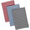 image:imageDII Heavy Duty Kitchen Towels Collection Long Lasting Quality Cotton Dish Towel 18x28 Dish Cloth 13x13 Holiday Red Checks 6 PieceStripe