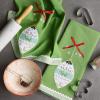 image:imageDII Holiday Dish Towels Christmas Kitchen Dcor 18x28 Santa Belt 2 PieceNoel