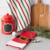 image:imageDII Holiday Dish Towels Christmas Kitchen Dcor 18x28 Santa Belt 2 PieceSanta Belt