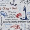 image:imageDII Maritime Collection Kitchen Dishtowel Set 18x28 Anchor Stripes 3 PieceSeagoing