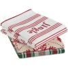 image:imageDII Nordic Christmas Collection Plaid amp Stripes Holiday Dish Towels Kitchen Towel Set 18x28 Scandinavian Snowflakes Plaid amp Stripe 3 CountJingle Stripe  Green Plaid  Red Snowflakes