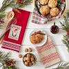 image:imageDII Nordic Christmas Collection Plaid amp Stripes Holiday Dish Towels Kitchen Towel Set 18x28 Scandinavian Snowflakes Plaid amp Stripe 3 CountLittle Gnome