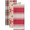 image:imageDII Nordic Christmas Collection Plaid amp Stripes Holiday Dish Towels Kitchen Towel Set 18x28 Scandinavian Snowflakes Plaid amp Stripe 3 CountScandinavian Snowflakes  Plaid  Stripe