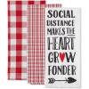 image:imageDII Quarantine Collection Dishtowel Set Spread Joy 18x28 3 PieceSocial Distance
