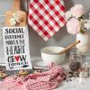 image:imageDII Quarantine Collection Dishtowel Set Spread Joy 18x28 3 PieceSocial Distance
