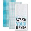 image:imageDII Quarantine Collection Dishtowel Set Spread Joy 18x28 3 PieceWash Your Hands