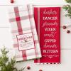 image:imageDII Vintage Christmas Tea Towels Decorative Holiday Kitchen Dish Towel Set 18x28 Tartain Plaid amp Thin Red Stripe 2 PieceNorth Pole Plaid
