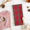 image:imageDII Vintage Christmas Tea Towels Decorative Holiday Kitchen Dish Towel Set 18x28 Tartain Plaid amp Thin Red Stripe 2 PieceTartain Plaid  Thin Red Stripe