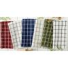 image:imageDII Washed Waffle Collection Oversized Preshrunk Ultra Absorbant Dishcloth Set 12x12 Stone 6 PieceBarn Red