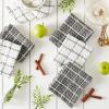image:imageDII Washed Waffle Collection Oversized Preshrunk Ultra Absorbant Dishcloth Set 12x12 Stone 6 PieceGray