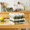 image:imageDII Washed Waffle Collection Oversized Preshrunk Ultra Absorbant Dishcloth Set 12x12 Stone 6 PieceSage