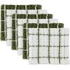 image:imageDII Washed Waffle Collection Oversized Preshrunk Ultra Absorbant Dishcloth Set 12x12 Stone 6 PieceSage