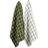 image:imageDII Washed Waffle Collection Oversized Preshrunk Ultra Absorbant Dishcloth Set 12x12 Stone 6 PieceSage