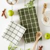 image:imageDII Washed Waffle Collection Oversized Preshrunk Ultra Absorbant Dishcloth Set 12x12 Stone 6 PieceSage