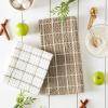 image:imageDII Washed Waffle Collection Oversized Preshrunk Ultra Absorbant Dishcloth Set 12x12 Stone 6 PieceStone