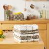 image:imageDII Washed Waffle Collection Oversized Preshrunk Ultra Absorbant Dishcloth Set 12x12 Stone 6 PieceStone