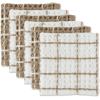 image:imageDII Washed Waffle Collection Oversized Preshrunk Ultra Absorbant Dishcloth Set 12x12 Stone 6 PieceStone