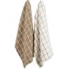 image:imageDII Washed Waffle Collection Oversized Preshrunk Ultra Absorbant Dishcloth Set 12x12 Stone 6 PieceStone