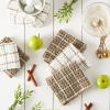 image:imageDII Washed Waffle Collection Oversized Preshrunk Ultra Absorbant Dishcloth Set 12x12 Stone 6 PieceStone