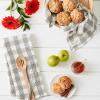image:imageDII Washed Waffle Weave Collection Dishtowel Set 18x28 Dove Gray Check 2 PieceDove Gray Check